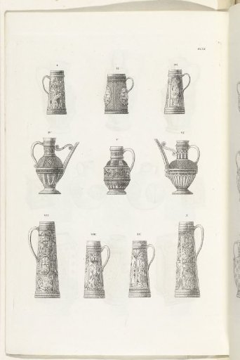 Stoneware jugs, plate XI