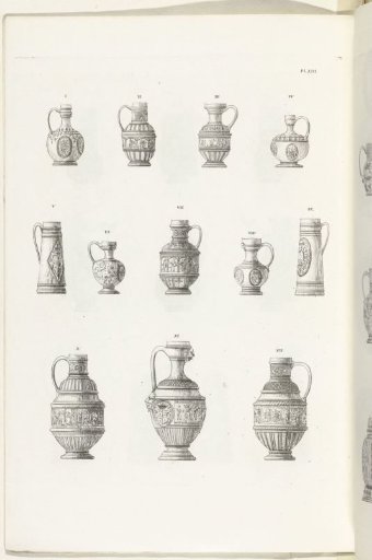 Stoneware jugs, plate XIII