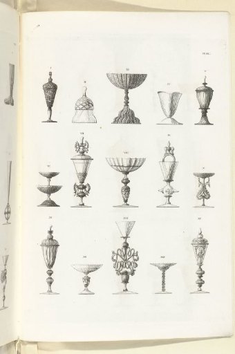 Chalices and ornate goblets, plate XX