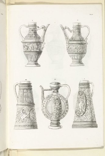 Stoneware jugs, plate IV