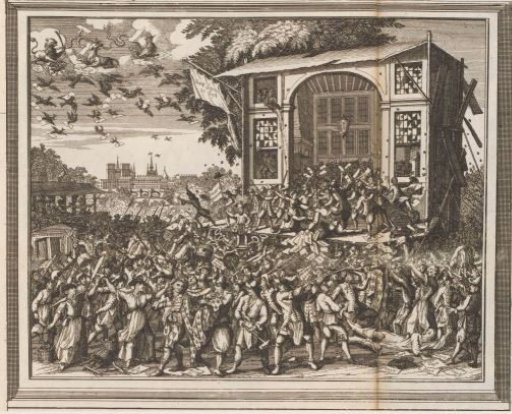 Quincampoix in pieces, 1720