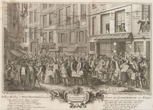 Wind trade in the Rue Quinquempoix, 1720