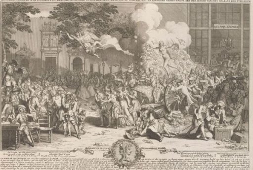 Monument commemorating the folly of the year 1720