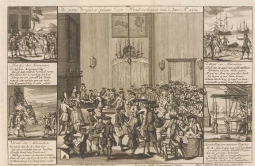 The great assembly hall of the wind sellers, 1720