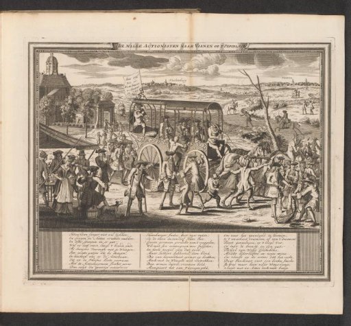 Actionists on the way to Vianen, 1720