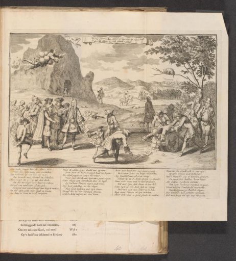 The Action Sphinx leaps from the mountain, 1720