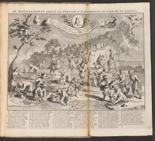 Greed tries to catch up with Fortuna, 1720