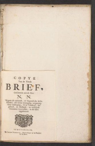 Fourth letter on the fraud of the wind trade, 1720