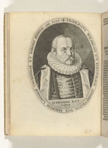 Portrait of Frederick William, Duke of Saxe-Weimar, 1595