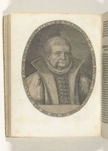 Portrait of Wolfgang von Dalberg, Archbishop and Elector of Mainz, 1599