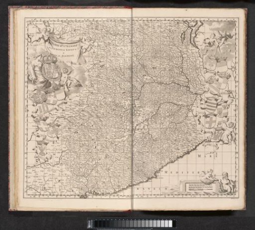 Map of the battlefield in Piedmont and Savoy, ca. 1688-1697