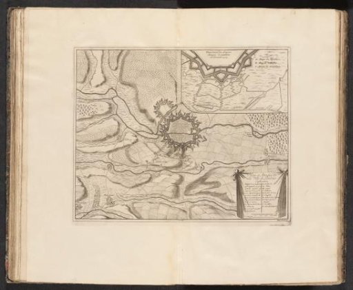 Plan of Landau, 1704