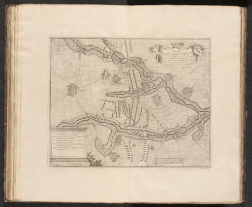 Breaking through the French lines in Brabant, 1705