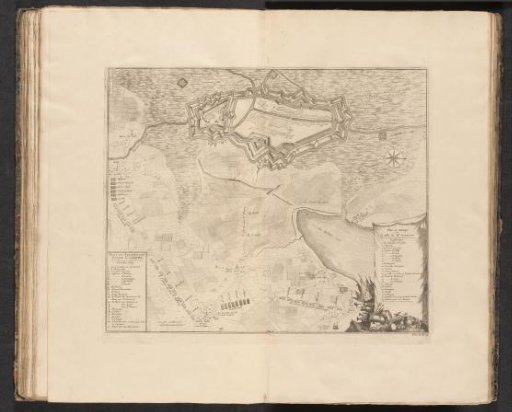 Breaking through the French lines in Brabant, 1705