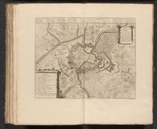 Map of the siege of Menen, 1706