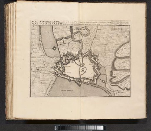 Plan of Oudenaarde, 1708
