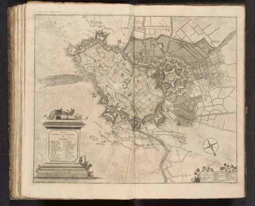 Plan of Lille, 1708