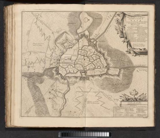Plan of the Siege of Ghent, 1708
