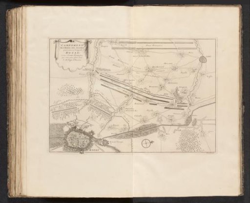 Allied camp during the Siege of Douai, 1710
