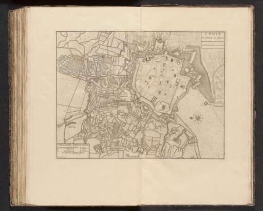 Plan of Saint-Omer, 1711