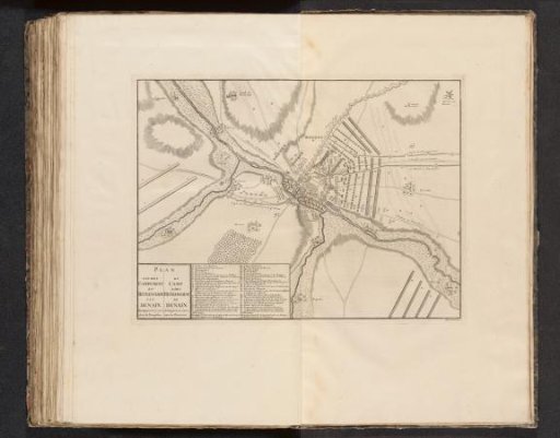 Map of the Allied camp at Denain, 1712
