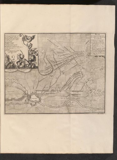 Plan of the camp of the Allies before Maastricht, 1703