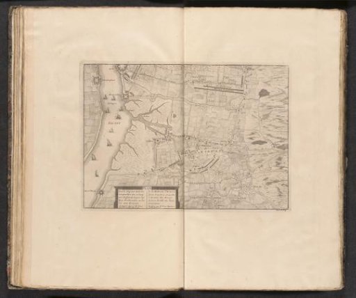 Map of the Battle of Ekeren, 1703
