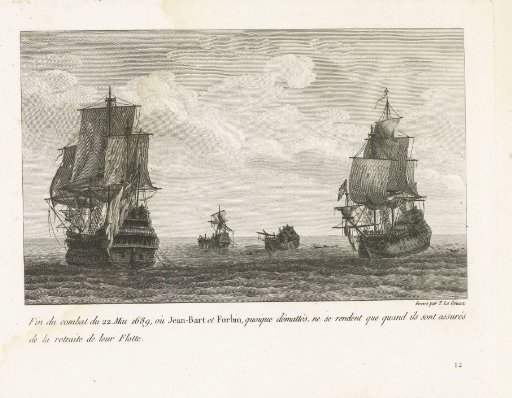 End of the Battle of Jan Bart on May 22, 1689