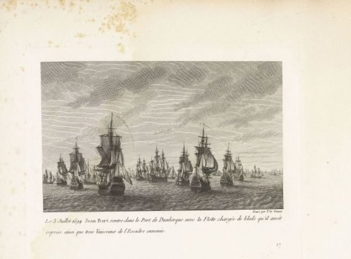 Jan Bart Enters Dunkirk with the Recaptured Grain Ships, 1694