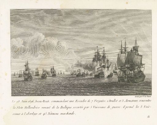 Engagement Between a Fleet Under Jan Bart and a Dutch Fleet, 1696