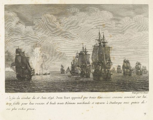Engagement Between a Fleet Under Jan Bart and a Dutch Fleet, 1696