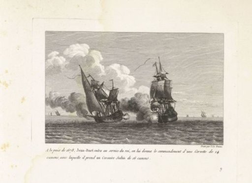 Jan Bart in the Service of the King of France, 1678