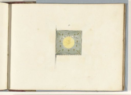 French flag captured at Zandvliet, 1701-1713