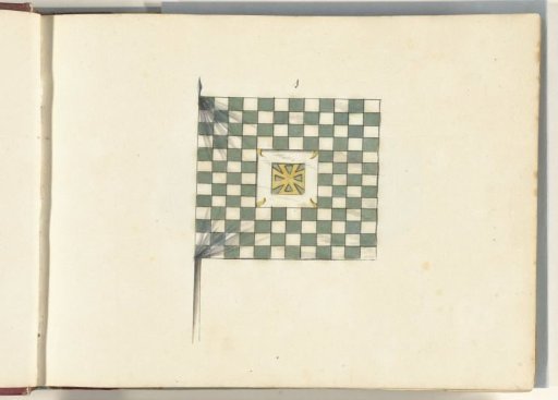 French flag captured in the Battle of Spierbach, 1703