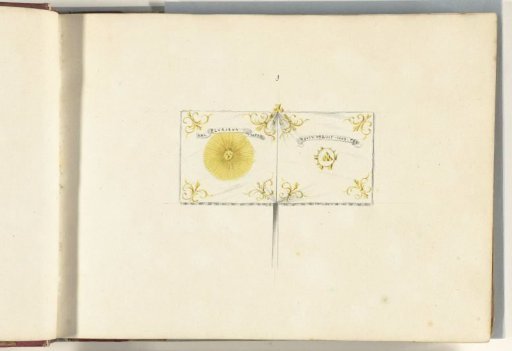 French standard captured in the Battle of Spierbach, 1703