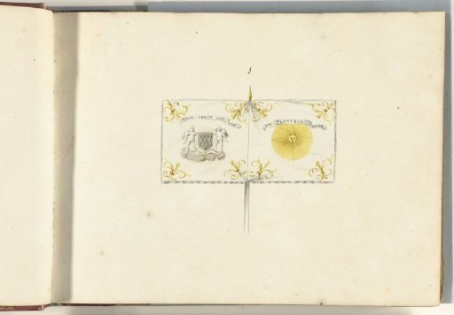 French standard captured in the Battle of Spierbach, 1703