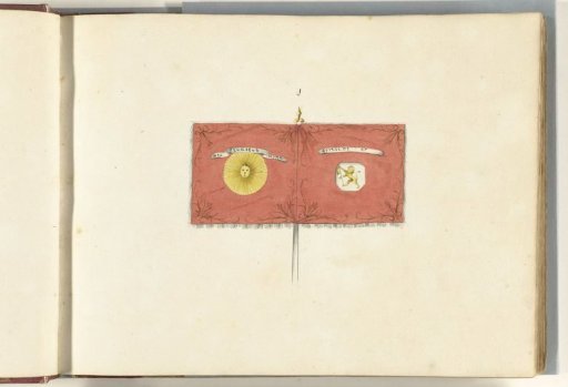 French standard captured in the Battle of Spierbach, 1703