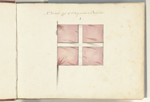 French flag captured in the Battle of Spierbach, 1703