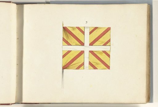 French flag captured at Ostend, 1706