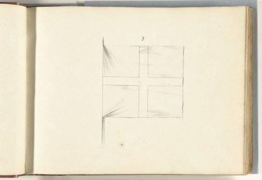 French flag captured at Ostend, 1706