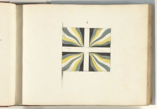 French flag captured at Huy, 1703-1705
