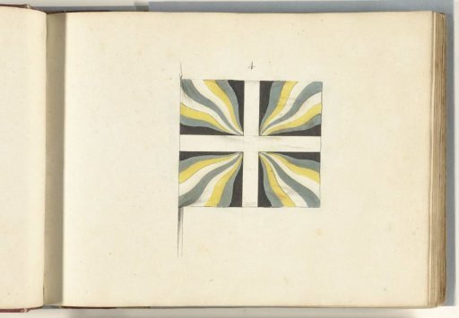 French flag captured at Huy, 1703-1705