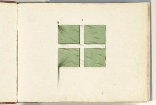 French flag captured in the Battle of Spierbach, 1703