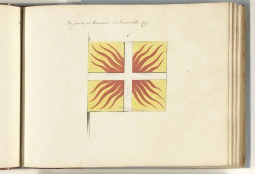 French flag captured at the Battle of Ramillies, 1706