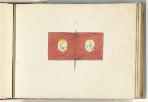 French standard captured at the Battle of Ramillies, 1706