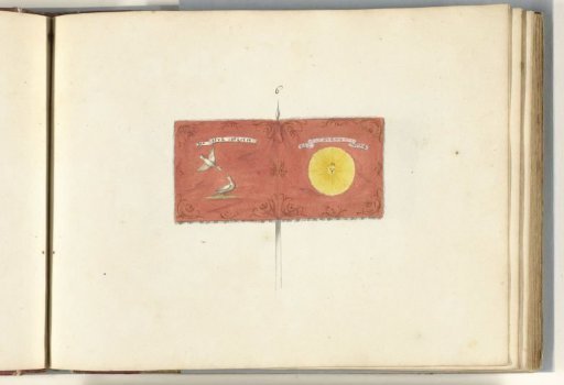 French standard captured at the Battle of Ramillies, 1706