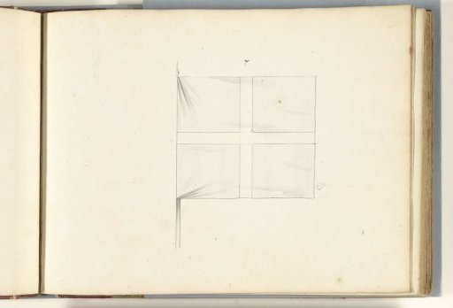 French banner captured at Dendermonde, 1706