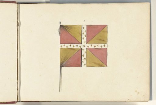 French flag captured in the Battle of Spierbach, 1703