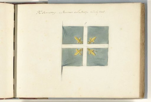 French banner captured in the Battle of Oudenaarde, 1708