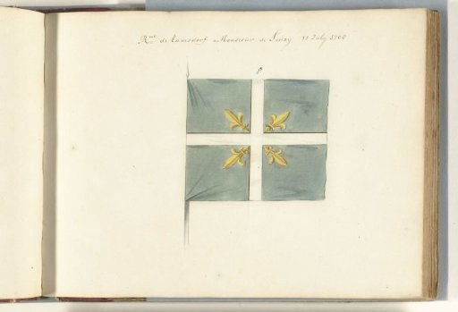 French banner captured in the Battle of Oudenaarde, 1708